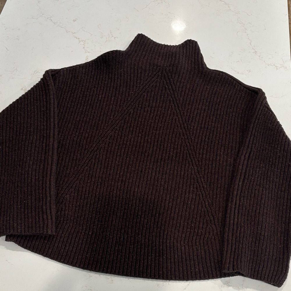 rag & bone Dark Brown Turtleneck Sweater